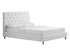 Casabianca Home MILES II CB-233-Q-W Queen Bed White Eco-Leather - Pankour
