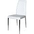 Casabianca Home Coco White Eco-Leather CB-F3196-W Dining Chair - Pankour