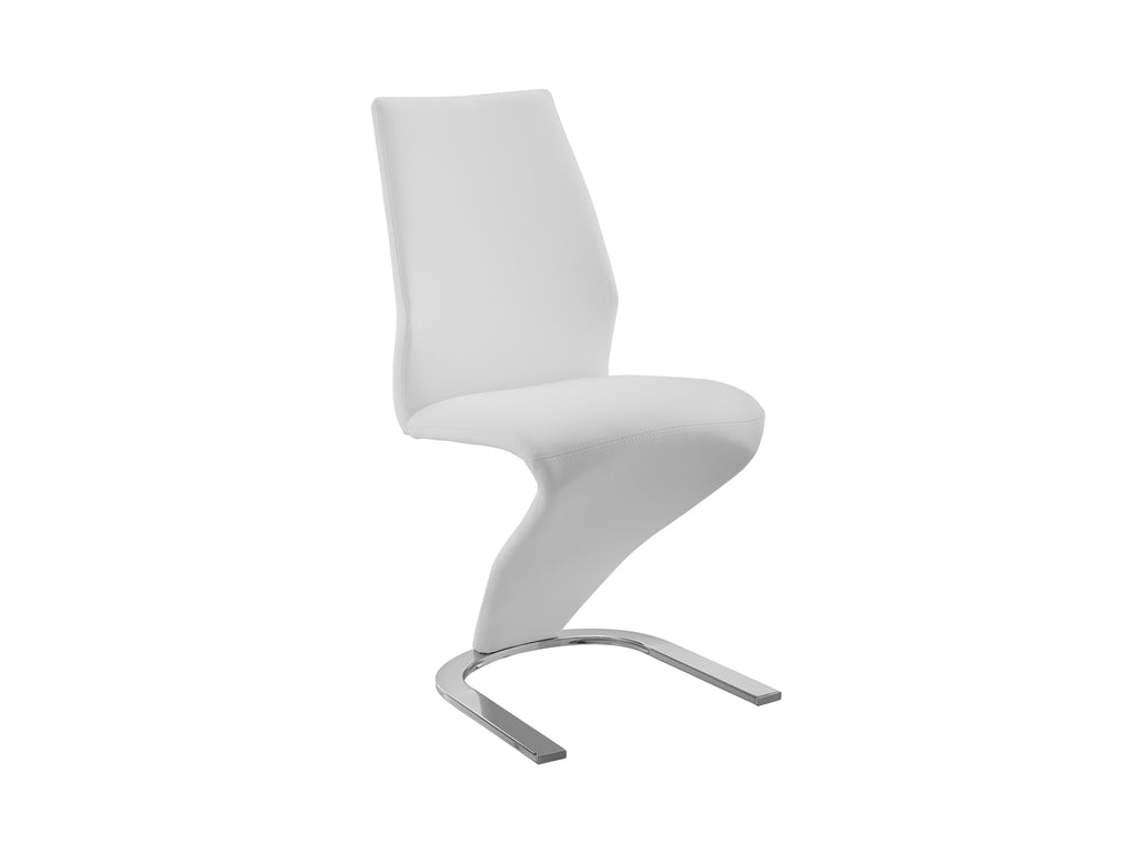 Casabianca Home BOULEVARD CB-6606-W Dining Chair White Eco-leather - Pankour