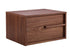 Casabianca Home DOLCE TC-0210-R-N-WAL Nightstand / End Table Walnut Veneer Right Side - Pankour