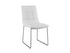 Casabianca Home LEANDRO CB-870White Dining Chair White Eco-leather - Pankour