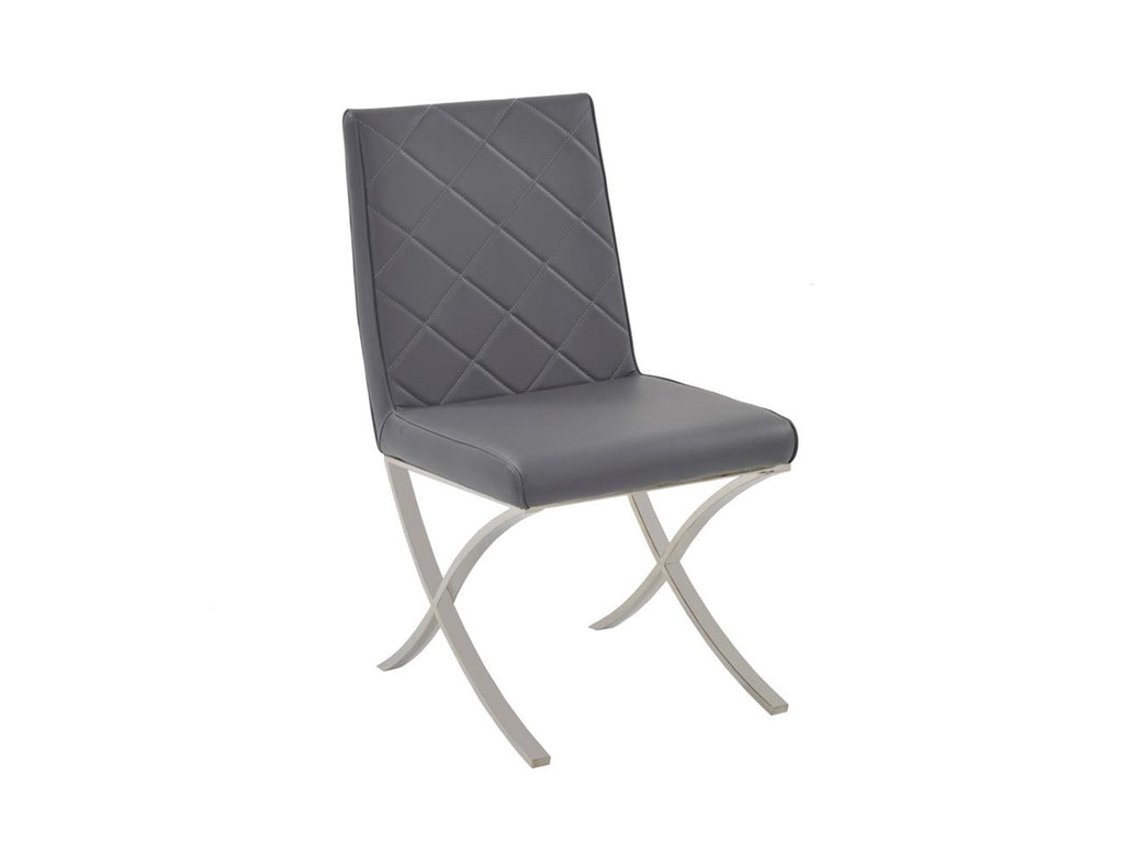 Casabianca Home LOFT CB-922-G Dining Chair Gray Eco-leather - Pankour