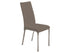 Casabianca Home LOTO TC-2007-T Dining Chair Italian Taupe Leather - Pankour