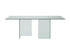 Casabianca Home MIAMI CB-010-CLEAR Dining Table Clear Glass - Pankour