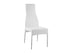 Casabianca Home VALENTINO CB-F3151-W Dining Chair White Eco-leather - Pankour