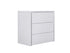Casabianca Home ZEN CB-1104-3NS-WH Tall Dresser/ Nightstand High Gloss White Lacquer - Pankour