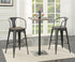 Coaster Furniture 100730 BAR TABLE DARK ELM & MATTE BLACK - Pankour