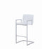 Coaster Furniture 104875 BAR STOOL WHITE & CHROME - Pankour