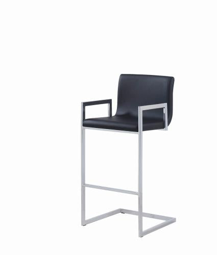 Coaster Furniture 104916 BAR STOOL BLACK & CHROME - Pankour