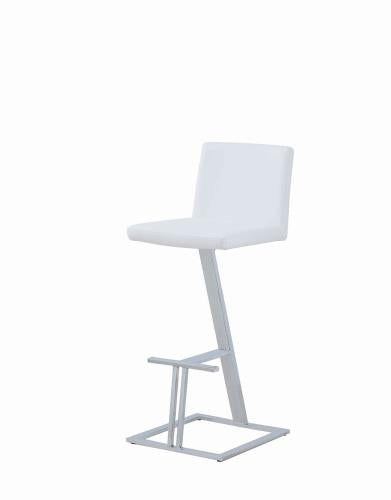 Coaster Furniture 104918 BAR STOOL WHITE & CHROME - Pankour