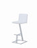 Coaster Furniture 104918 BAR STOOL WHITE & CHROME - Pankour
