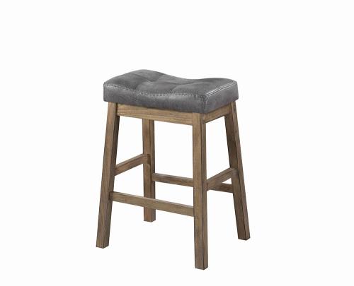 Coaster Furniture 121519 COUNTER HT STOOL TWO TONE BROWN & DRIFTWOOD - Pankour