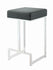 Coaster Furniture BAR STOOLS: METAL FIXED HEIGHT 105253 COUNTER HT STOOL BLACK & CHROME - Pankour