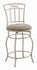 Coaster Furniture BAR STOOLS: METAL SWIVEL 122049 COUNTER HT STOOL CREAM & WHITE - Pankour
