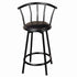 Coaster Furniture BAR STOOLS: METAL SWIVEL 2395 COUNTER HT CHAIR BLACK - Pankour