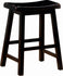 Coaster Furniture BAR STOOLS: WOOD FIXED HEIGHT 180019 COUNTER HT STOOL BLACK - Pankour