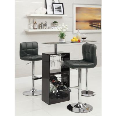 Coaster Furniture BAR UNITS: CONTEMPORARY 120451 Bar Table GLOSSY BLACK - Pankour