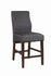 Coaster Furniture EVERYDAY DINING: STOOLS 102854 COUNTER HT STOOL BLACK & DARK CAPPUCCINO - Pankour