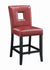 Coaster Furniture EVERYDAY DINING: STOOLS 103619RED COUNTER HT STOOL RED & BLACK - Pankour