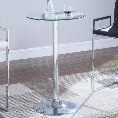 Coaster Furniture CHROME/GLASS 120341 Bar Table Chrome, Glass - Pankour