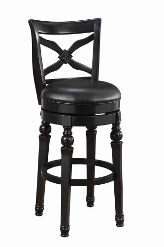 Coaster Furniture REC ROOM/ BAR TABLES: WOOD 100279 BAR STOOL BLACK - Pankour