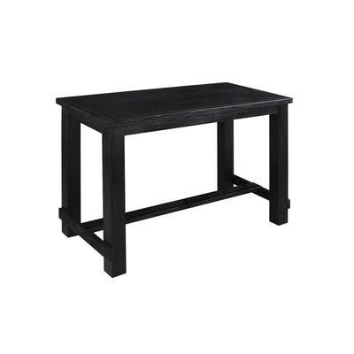Coaster Furniture Rectangle 182019 Bar Table WIRE BRUSHED BLACK - Pankour
