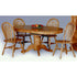 Sunset Trading 5pc DLU-TBX4266-820-LO5PC Pedestal Dining Set - Pankour