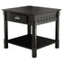 Winsome Wood 20124 Timber End Table with one Drawer and Shelf