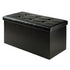Winsome Wood 20627 Ashford Ottoman with Storage Faux Leather