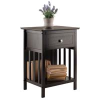 Winsome Wood 23117 Marcel Accent Table in Coffee Finish