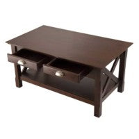 Winsome Wood 40538 Xola Coffee Table with 2 Drawers