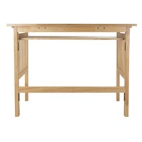 Winsome Wood 81140 Computer Desk with computer key board, Fold-able