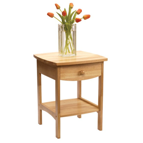 Winsome Wood 82218 Claire Accent Table Natural Finish