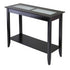 Winsome Wood 92240 Syrah Console/Hall Table with Frosted Glass