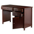 Winsome Wood 94147 Delta Office Writing Desk Walnut