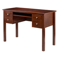 Winsome Wood 94442 Emmett Writing Desk with pull out keyboard,two drawers