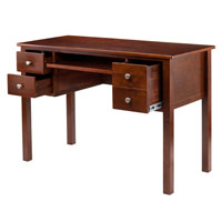Winsome Wood 94442 Emmett Writing Desk with pull out keyboard,two drawers