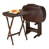 Winsome Wood 94594 Corbett 5-Pc Oversize Oblong Snack Table Set